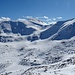 Rückblick auf den Skihang des Schreinl und den Talboden am Goldbachsee