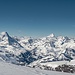 Auf der Abfahrt kam das Matterhorn doch noch aus seinem Nebelhut