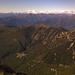 Sguardo verso la Val Veddasca e il Monte Rosa