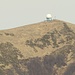 Il radome del radar meteorologico sulla sommità del Monte Lesima.