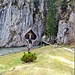Klammausgang, auf Wasserfall-Steig zu besichtigen.