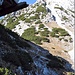 Grosse Arnspitze mit Aufstiegsrinne.