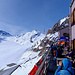 Apres-Ski in der Konkordiahütte.