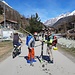 A l'entrée de Zermatt - cap sur le marchand de glaces.