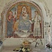 <b>Madonna del latte e i santi Antonio abate e Bernardo. Affresco di Guglielmo Iotti detto “da Montegrino”, (Montegrino, seconda metà del XV secolo –1527).</b>