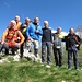 Altra foto di gruppo sul Monte Tesoro.