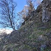 kleinste Kletterstellen am steilen Gras (I) zwischen Muncrech (1163m) und Cólman (1893m)