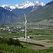 Windkraftanlage bei Charrat