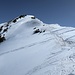 Aufstieg vom Skidepot zum Köllkuppe Vorgipfel 