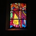 Una delle vetrate di Aligi Sassu nella chiesa parrocchiale di Viggiù.