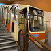 Standseilbahn Divadelní náměstí - Imperial - An der Talstation Divadelní náměstí (Theaterplatz) wartet Wagen 1 auf die nächste Fahrt.