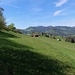 Dans la descente vers Wattwil, vue vers l'Oberland zurichois
