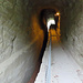 Der zweite Sandsteintunnel.