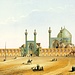 Der prächtige Imam-Platz in Isfahan im 19. JH (Quelle: Wikipedia, Autor: Pascal Coste)