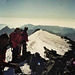 Auf dem Gipfel des Allalinhorns 4027m.