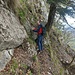 Hier mit Seil