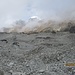 Ein typischer Toteisgletscher - vollkommen mit Geröll bedeckt