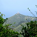 Blick hinüber in die Niederlande: Concordia Hill (317m) in Sint Maarten.