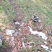 Steinmandl in Abstiegsrichtung