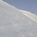Rückblick bei Abstieg zum Skidepot