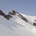 Blick bei Abfahrt zur Ostflanke des Hanflenders