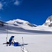 Schneedichtemessung auf dem Allalingletscher