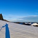 Morgensonne und Schnee auf dem Hausberg - einfach traumhaft - Ende April!