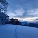 Wahnsinnige Stimmung nach Sonnenuntergang
