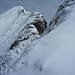 Im Aufstieg über den oberen Morgenberghorn SSE-Grat, der verschneit recht alpin anmutet...