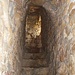 Zünftiger Aufstieg im Inneren der Mauer