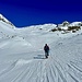 Es handelt sich wahrlich um eine viel begangene Route, wie man an den vielen Spuren ablesen kann.