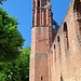 Der romanische Südwestturm stürzte im 13. Jahrhundert ein. Der heutige Turm ist ein Wiederaufbau des 14. Jahrhunderts in gotischen Formen. Der Turm ist zu besichtigen. Im dritten Obergeschoss befindet sich ein Relief, eine Stiftergruppe mit Kaiser Konrad II. und einem Modell der Klosterkirche.