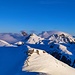 Morgenstimmung und grandioser Blick vom Piz Minor