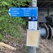 Wegweiser beim Parkplatz Brodhüsi