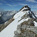 Rückblick zur Upsspitze - von hier doch bisschen keck.