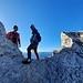 Pas de la demi-lune, départ de l'arête 