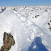 Piz Radönt und im Hintergrund das zweite Gipfelziel: Radüner Rothorn.