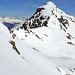 Seitenblick in der steilen Abfahrt vom Radüner Rothorn.