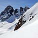 Seitenblick in der Abfahrt vom Radüner Rothorn.