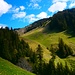 Der Hochgerach zeigt sich.