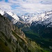 Blick zum Arlbergpass, hinten der Hohe Riffler