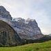 Beim Aufstieg, Blick Richtung grosse Scheidegg, Wetterhorn und Eiger