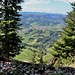 Vue sur Escholzmatt depuis le point de vue dans la forêt