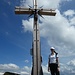 Auch ein neues Gipfelkreuz am Gamsknogel
