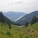 Noch ein kurzer Aufstieg zum Col de Chaude (mit Blick auf den Genfersee)
