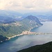 La vista verso Nord dal Monte San Giorgio.