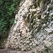 Rocce sedimentarie in Val Serrata.