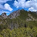 Auf dem Rauheck mit Blick zum Rauhenstein. 