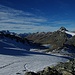 Blick zurück über den Gletscher zum Chüealphorn