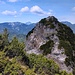 Rückblick zum Hauptgipfel. 
